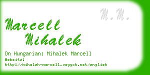 marcell mihalek business card